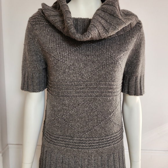 American Eagle Grey Cowl Neck Sweater - Picture 15 of 15